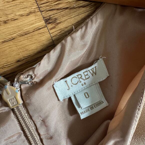 J. Crew Tan & White Polka Dot Sundress - Picture 4 of 7